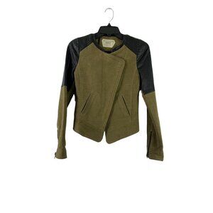 Zara Trafaluc Women's Dark Green Short Jacket